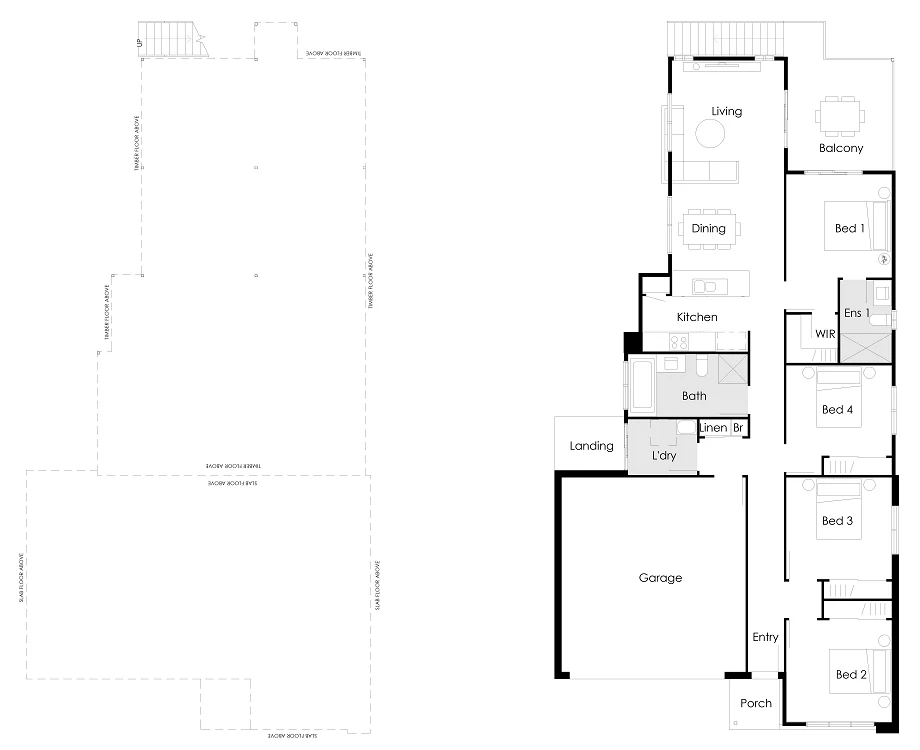 Teak 173 Classic indicative floorplan